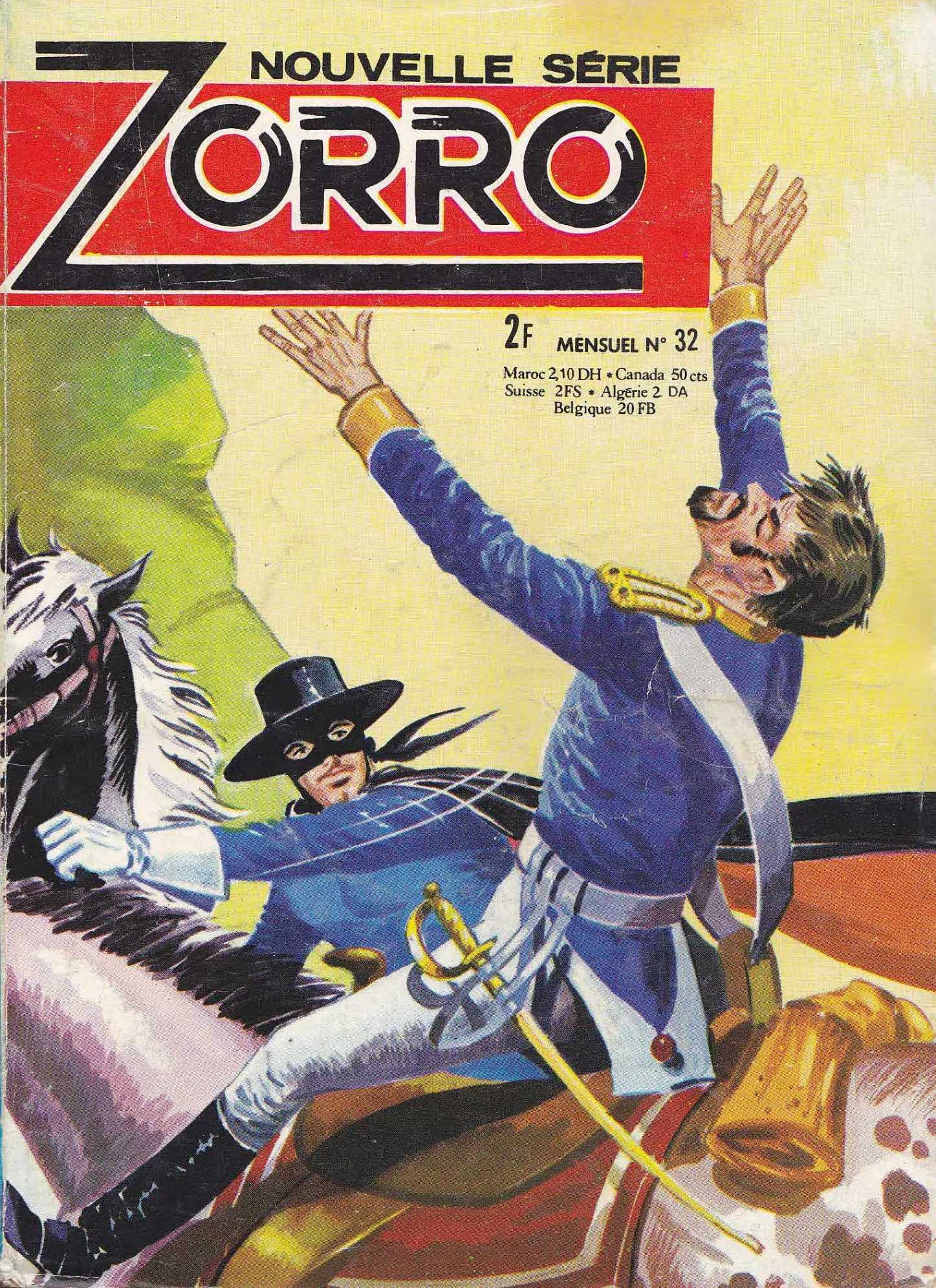 Scan de la Couverture Zorro SFPI Poche n 32